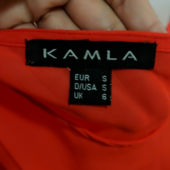 Kamla One Shoulder Red Dress - Picture 3 of 5